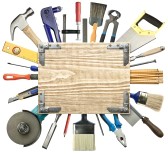 12455431-carpentry-construction-background-tools-underneath-the-wood-plank